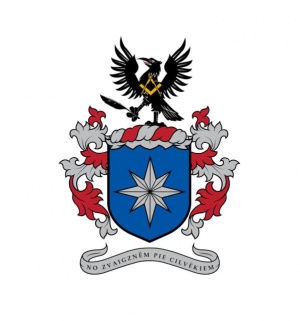 Arms of Ziemeļzvaigzne Lodge (freemasons)