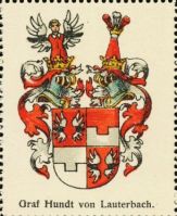 Wappen Graf Hundt von Lauterbach