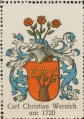 Wappen von Carl Christian Wernich