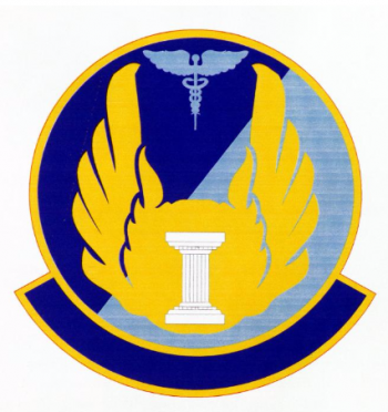 Coat of arms (crest) of the 377th Medical Support Squadron, US Air Force