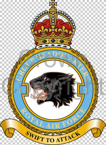 Coat of arms (crest) of the No 1 Group Headquarters, Royal Air Force