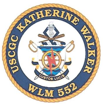 Coat of arms (crest) of the USCGC Katherine Walker (WLM-552)
