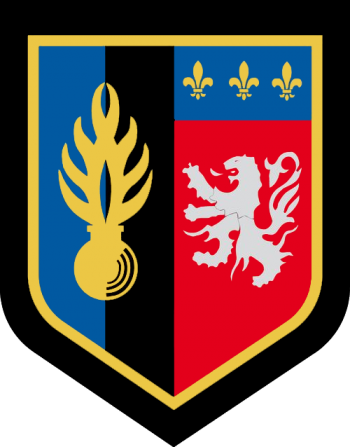 Coat of arms (crest) of the Lyon Gendarmerie Zonal Region, France