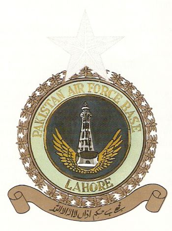 Coat of arms (crest) of the Pakistan Air Force Base Lahore