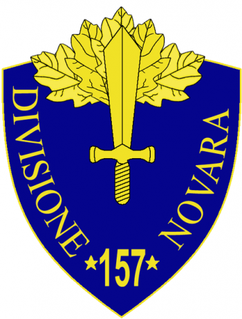 Coat of arms (crest) of the 157th Infantry Division Novara, Italian Army
