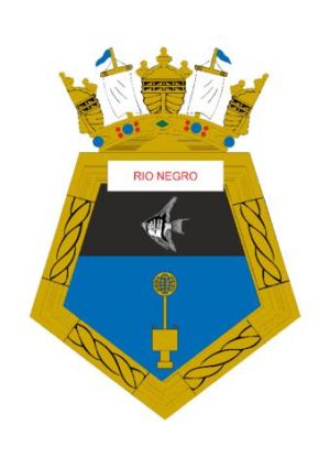 Coat of arms (crest) of the River Hydrographic Ship Rio Negro, Brazilian Navy