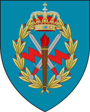 Coat of arms (crest) of Signal School, Danish Army