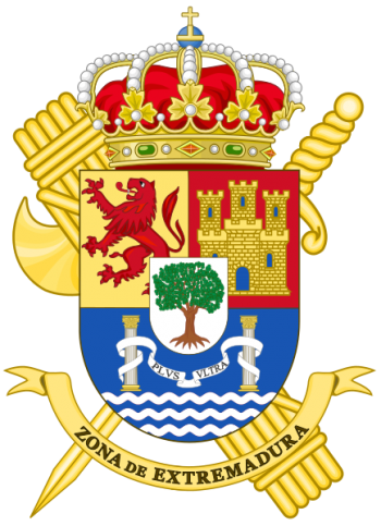 Arms of III Zone - Extremadura, Guardia Civil