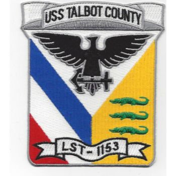 Coat of arms (crest) of the Landing Ship Tank USS Talbot County (LST-1153)