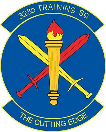 Coat of arms (crest) of the 323rd Training Squadron, US Air Force