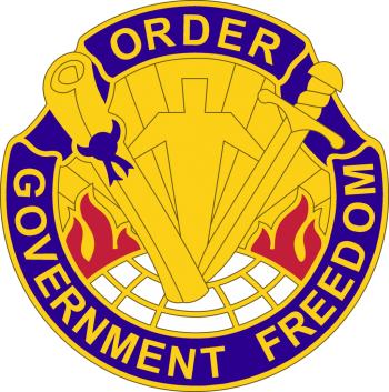 Coat of arms (crest) of 353rd Civil Affairs Command, US Army