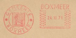 Wapen van Boxmeer/Arms (crest) of Boxmeer