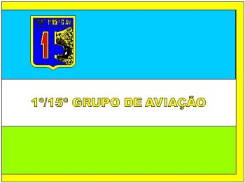 Arms of 1st Squadron, 15th Aviation Group, Brazilian Air Force