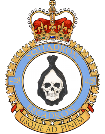 Coat of arms (crest) of the No 428 Squadron, Royal Canadian Air Force