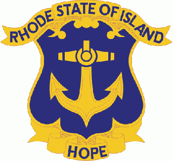 Coat of arms (crest) of Rhode Island Army National Guard, US