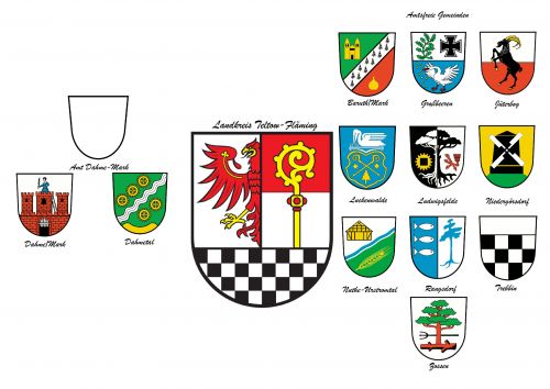 Arms in the Teltow-Fläming District